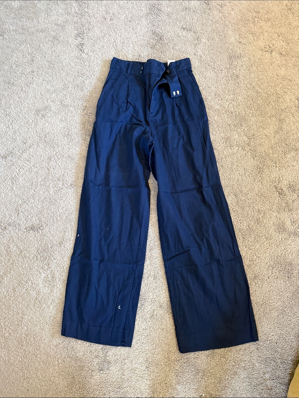 Banana Republic Navy Wide Leg Pants